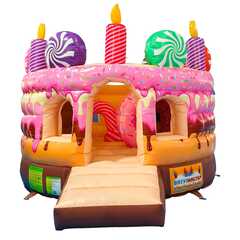 Коммерческий надувной батут "Торт" без крыши 3,5*3,5*3 м