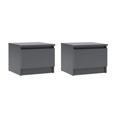 Челси Тумбы прикроватные (компл) (Ш) (Графит, графит)