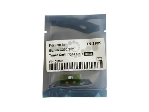 Чип картриджа для Konica Minolta Bizhub C250/C252 (CET) черный, (WW), 20000 стр., CET5691