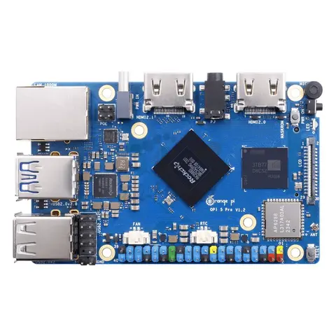 Одноплатный компьютер Orange Pi 5 Pro 16GB Rockchip RK3588, 16Gb, HDMI 2.1, Gigabit LAN port, USB2.0/3.0, microSD card slot, USB Type-C power port 5V@4A, без блока питания.