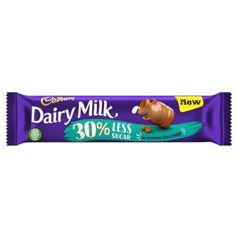 Шоколад Cadbury Dairy Milk 30% Less Sugar 35г