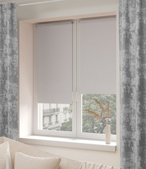 Рулонные шторы Лайт Светло-серый