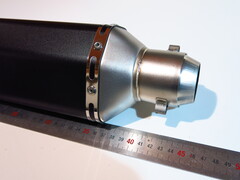 Глушитель Akrapovic 51 470 мм удлиненный чёрный