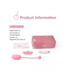 Тренажер Кегеля Magic Motion Kegel Coach, розовый