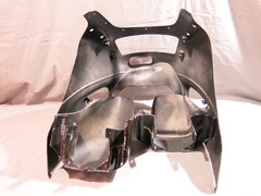 Комплект пластика Kawasaki zzr1100-1 90-91-92 чёрно-красный