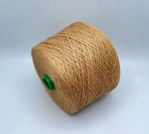 Бобинная пряжа (пр.Италия), art-Canapa, 240м/100гр, 100%Конопля, цвет-Золотая рожь,арт.33075