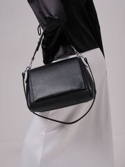 Сумка кожаная сэтчел Deboro 30923 черная