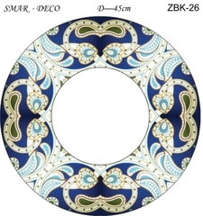 Эскиз для росписи, Зеркало диаметр-45см, SMAR-ZBK-26