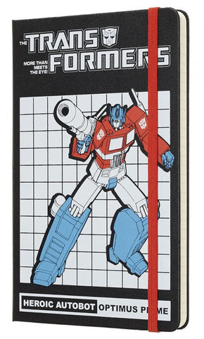 Блокнот Moleskine Transformers LE, цвет черный, в линейку