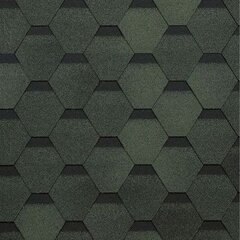 Гибкая черепица ТехноНиколь SHINGLAS Оптима зеленый 3 м2/ уп.