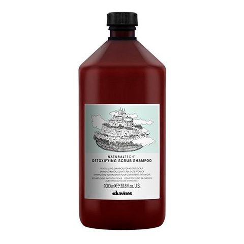 Davines Natural Tech Detoxifying Scrub Shampoo - Детоксирующий шампунь-скраб