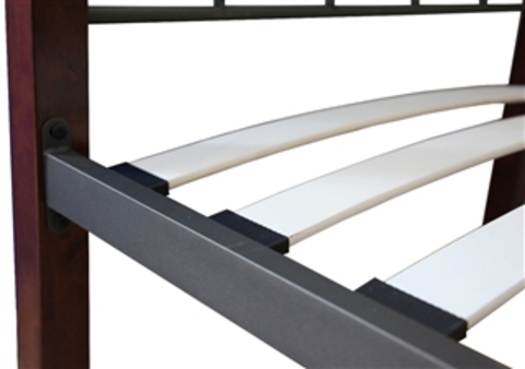 Односпальная кровать Амина (90x190) Темный дуб