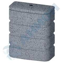 Бак прямоугольный вертикальный, цвет "гранит" Анион 150 л. вертикальный (700x330x880см;серый гранит) - арт.559453