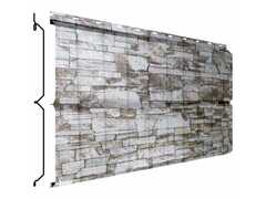 Сайдинг металлический L-брус ECOSTEEL Глянец 0,5мм Камень