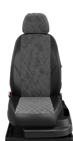 Авточехлы для Renault Logan 1 с 2004-2013г. седан Задние спинка и сиденье единые, 5-подголовников