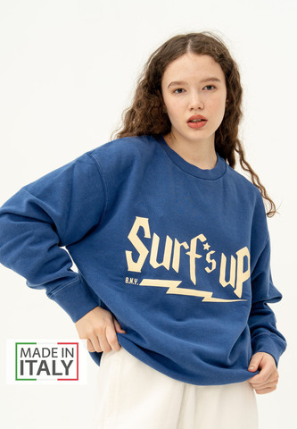 Свитшот оверсайз Bowery NYC "Surf's Up" Delft