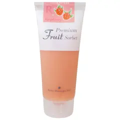 Cosmepro  Премиальный фруктовый скраб-сорбет для тела на основе соли «Малина» Космепро - Premium Fruit Sorbet Body Massage Salt Raspberry, 500 г