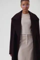 Пальто BIG, бургунди