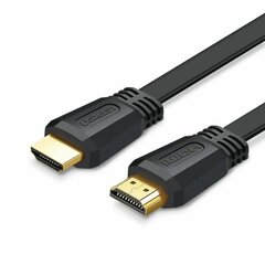 Кабель UGREEN ED015 (50820) HDMI Flat Cable 3м черный