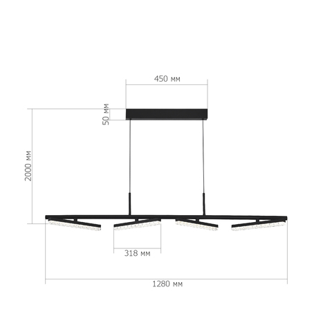 Светильник подвесной ST Luce Euclidics SL1018.403.04