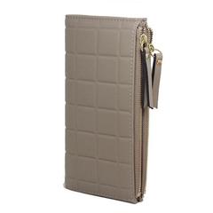 Женский кожаный клатч-бумажник длинный кошелек