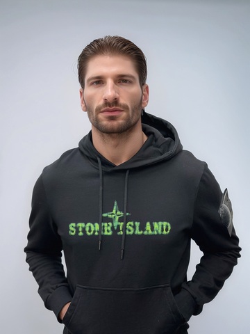Худи stone island 948564bl