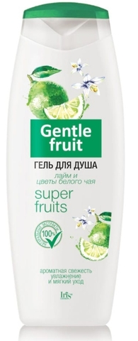 Gentle Fruit Гель для душа Лайм и цветы белого чая 400мл Iris