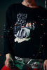 Long sleeve T-shirt with collage print 