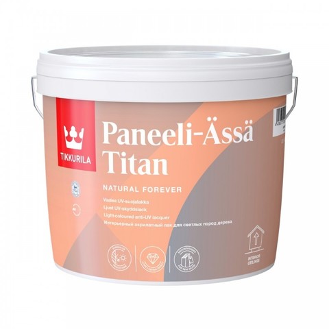 Tikkurila Paneeli Assa Titan / Тиккурила Панеля Ясся Титан лак для стен акриловый