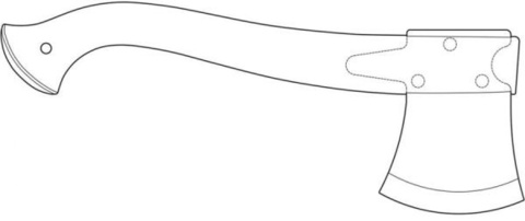 Топор Morakniv Outdoor Camp средний, хаки/черный (1-1991)