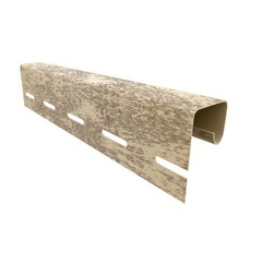 Планка J профиль Кирпич Коричневый Ю-Пласт Стоун-Хаус 3,05м