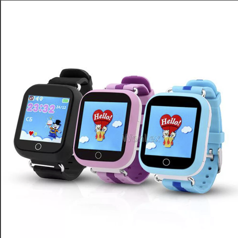 Умные часы для детей Smart Watch Q100 c GPS розовые