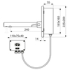 Сенсорный смеситель Delabie Binoptic Mix 379ECML