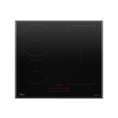 Варочная панель встраиваемая Midea MIH65787F, индукционная, стеклокерамическая, 4 зоны нагрева
