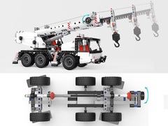 Конструктор Mitu Building Blocks Mobile Engineering Crane