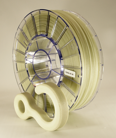 Пластик для 3D-принтера Filamentarno TOTAL GF-30 натуральный (750 г)