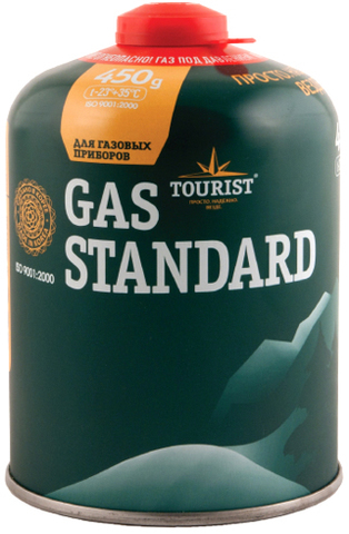Газовый баллон резьбовой GAS STANDARD, 450 г, TBR-450