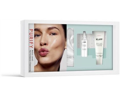 KLAPP Cosmetics Тестовый набор для молодой кожи 2х5 мл + 1 шт | Purify Multi Level Performance Cleansing