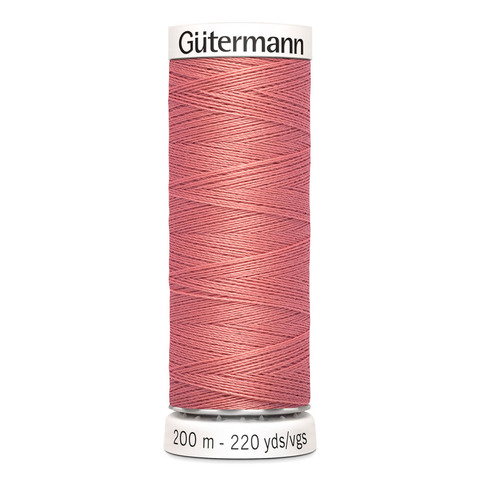 Нитки швейные Gutermann Sew-All 100/200 м (080 перламутрово-розовый)