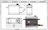 Сервопривод FrSky Xact BLS5405H (46.3-54.9 кг/см, 0.12-0.17 сек/60°, 77.5г)