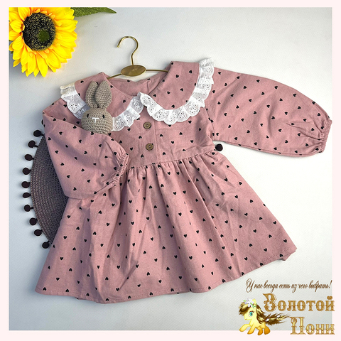 Платье хлопок/фланель (74-98) 241108-G4080
