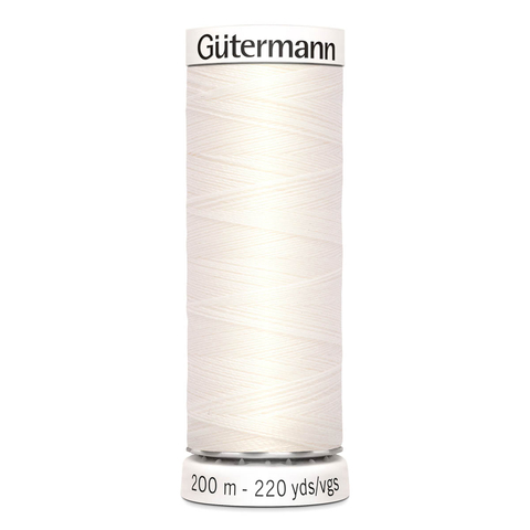 Нитки швейные Gutermann Sew-All 100/200 м (111 айвори)