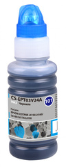 Чернила Cactus CS-EPT03V24A 101C Голубой / Cyan 70мл для Epson L4150, L14150, L4156, L4160, L4250, L4260, L4266, L6160, L6170, L6176, L6190, L6260, L6270, L6276, L6290