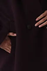 Пальто BIG, бургунди