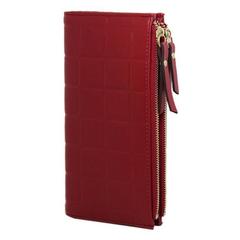 Женский кожаный клатч бумажник длинный кошелек
