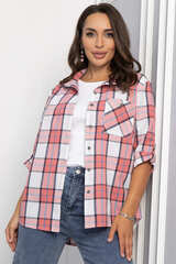 Рубашка Аланта (бело-розовая) Б14036-18М LT Collection