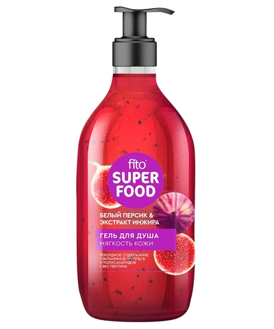 Гель для душа Мягкость кожи серии FITO SUPERFOOD 520мл ФИТО SUPERFOOD
