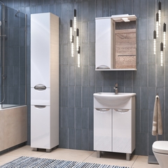 Шкаф навесной с зеркалом Callao 500 (левый) со спотом