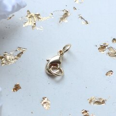 УЦЕНКА!!! Замок карабин, 10*5 мм, позолота У009