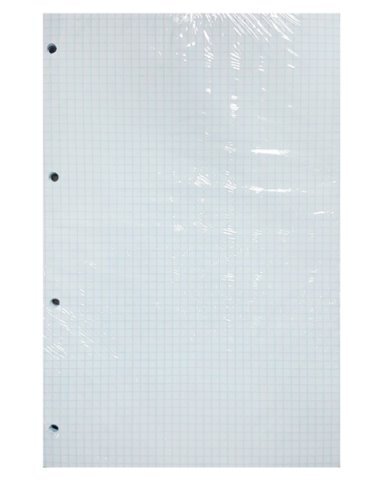 Сменный блок для тетрадей А4 80 листов клетка белый